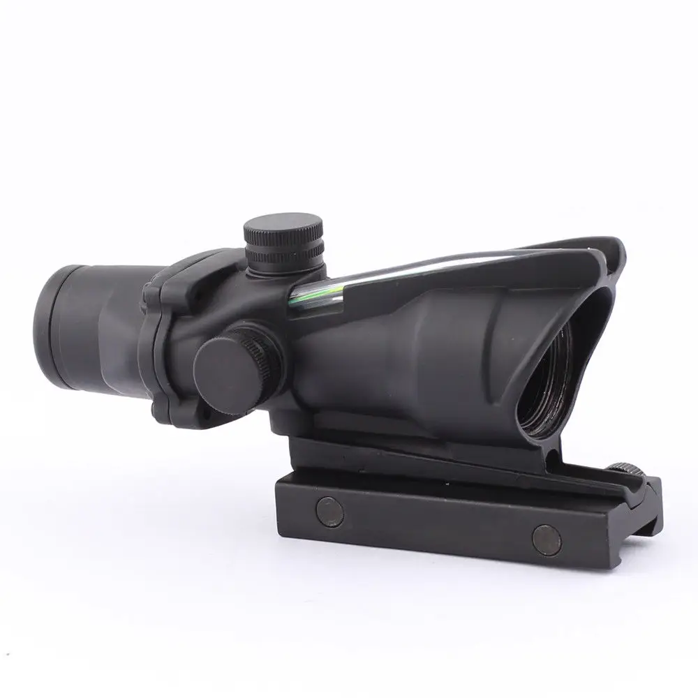 SEIGNEER оптика охотничий прицел ACOG 1X32 Тактический настоящий зеленый/Красный точка