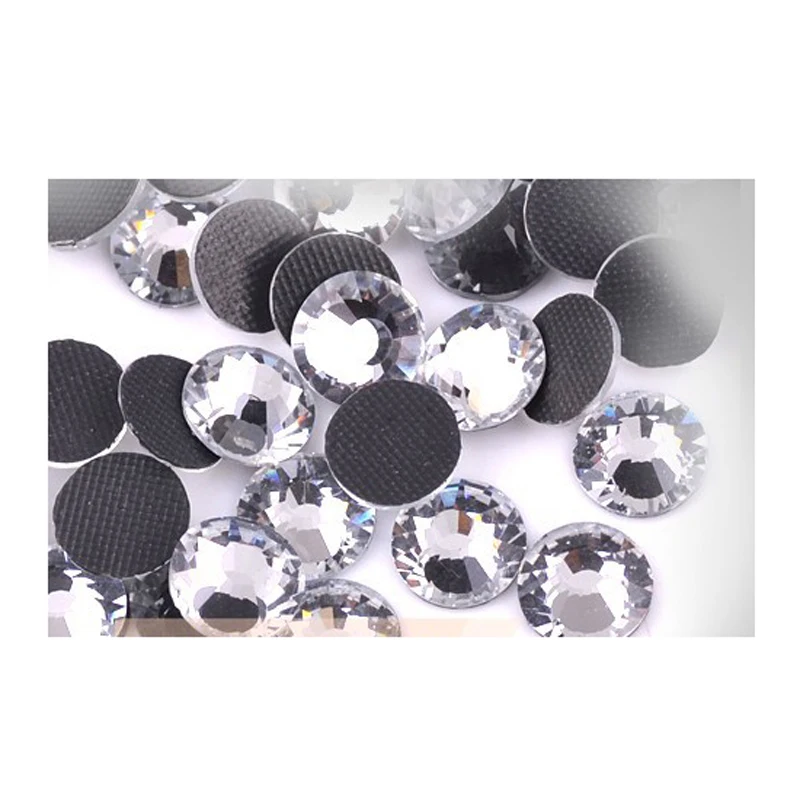 Прозрачные стразы с плоской задней стороной DMC ss20 горячей фиксацией блестящие