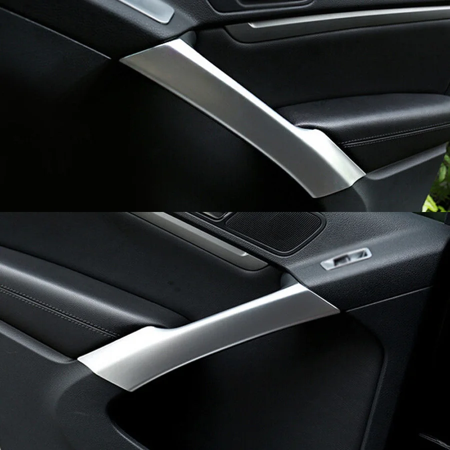 

4Pcs Car Interior Door Armrest Handle Decoration Trim Sequins Bezel Styling For Volkswagen Tiguan 2010-2015 Car-covers