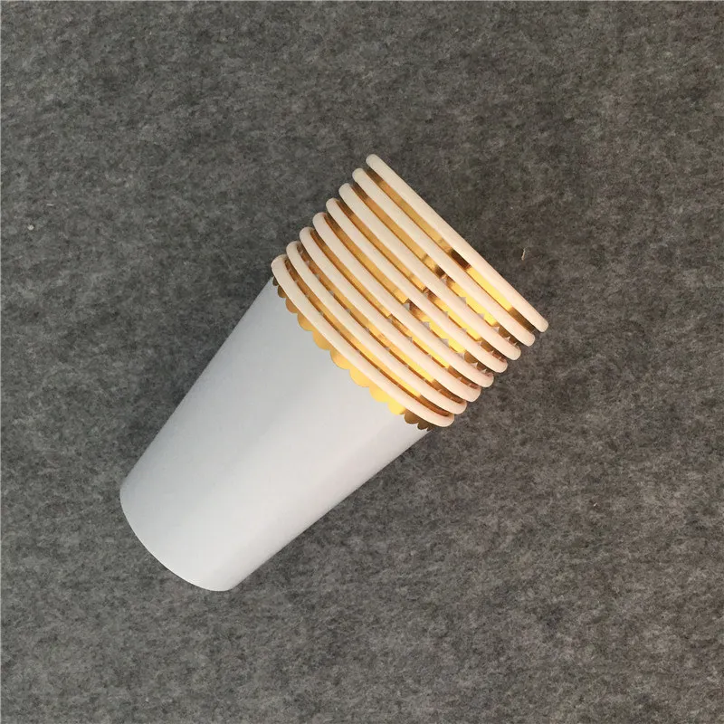 Blue Gold 120 шт мятный и синий ход мрамора серебристое окаймление бумажные чашки вечерние угощение гость питьевой чашки для свадьбы 1-й День рождения помолвки Вечерние - Цвет: Blue Gold