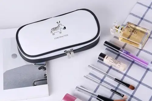 Корейский пенал для мальчиков и девочек сумка школы поставок черный белый зебры