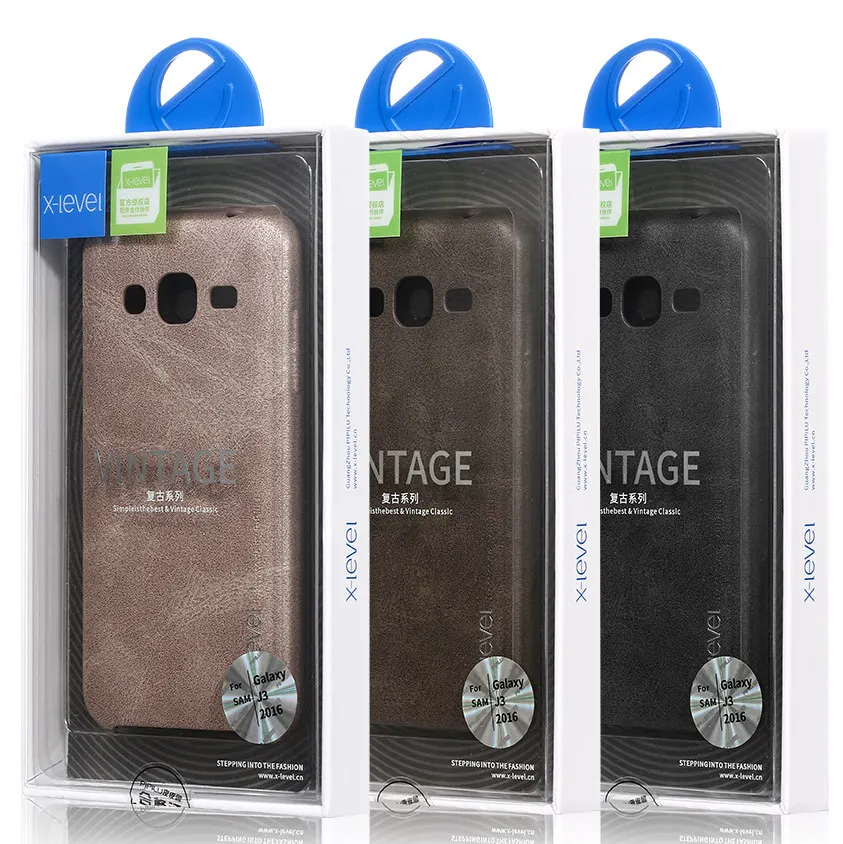 X-Level Винтажный чехол для телефона Samsung Galaxy J3 2016 J320 J320F роскошный чехол-накладка из