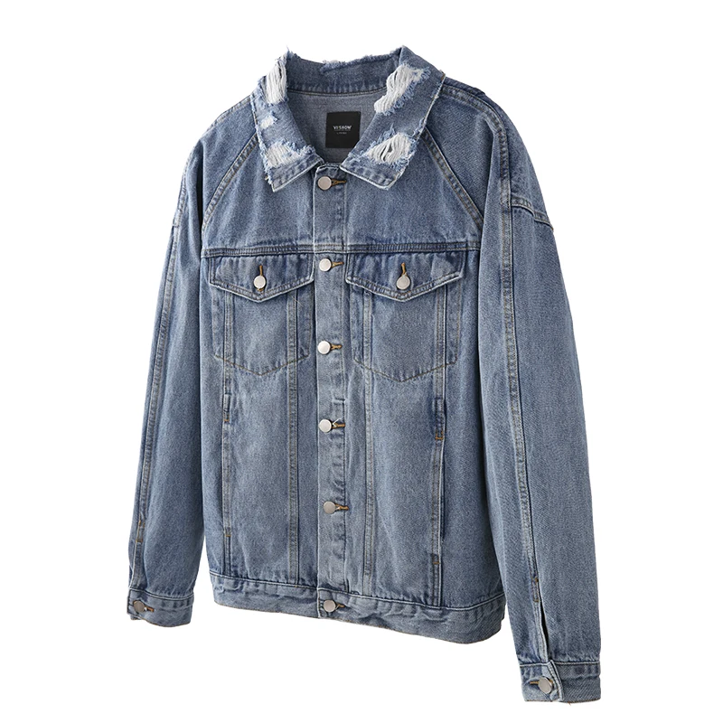 VIISHOW уличная мужская куртка Брендовые джинсовые мужские куртки Veste Homme 2018 новые