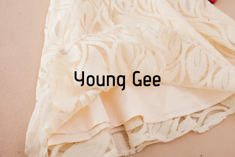 Young Gee/женские вечерние платья 2018 лето осень Красное Кружевное цветочное