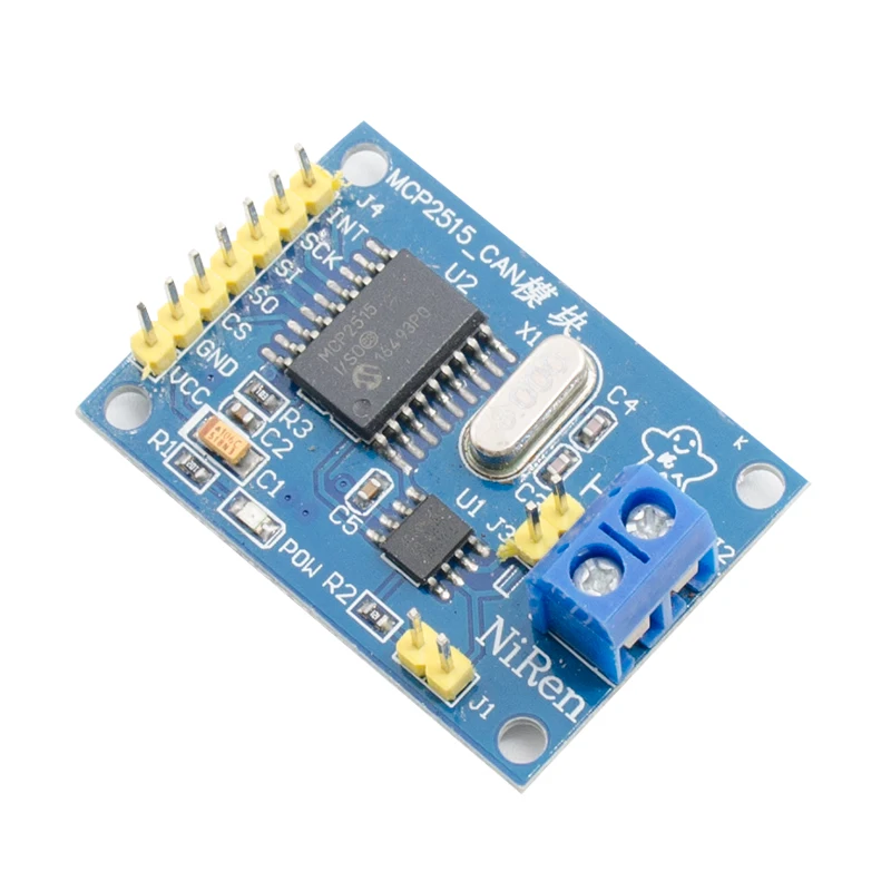 MCP2515 CAN Bus модуль TJA1050 приемник SPI для 51 MCU контроллер рычага|spi module|spi controllerc c |