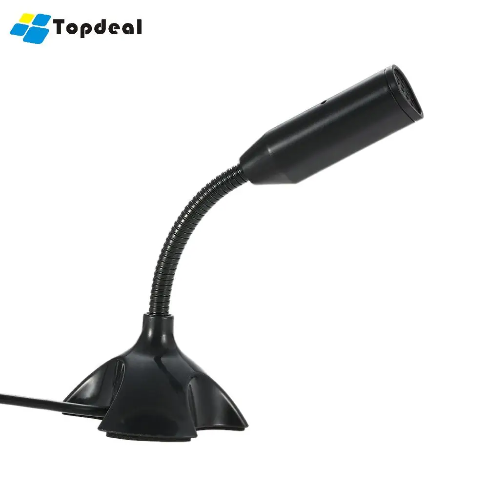 Мини USB микрофон 360 ° регулируемый настольный Plug Play микрофоны для ПК Mac поддержка
