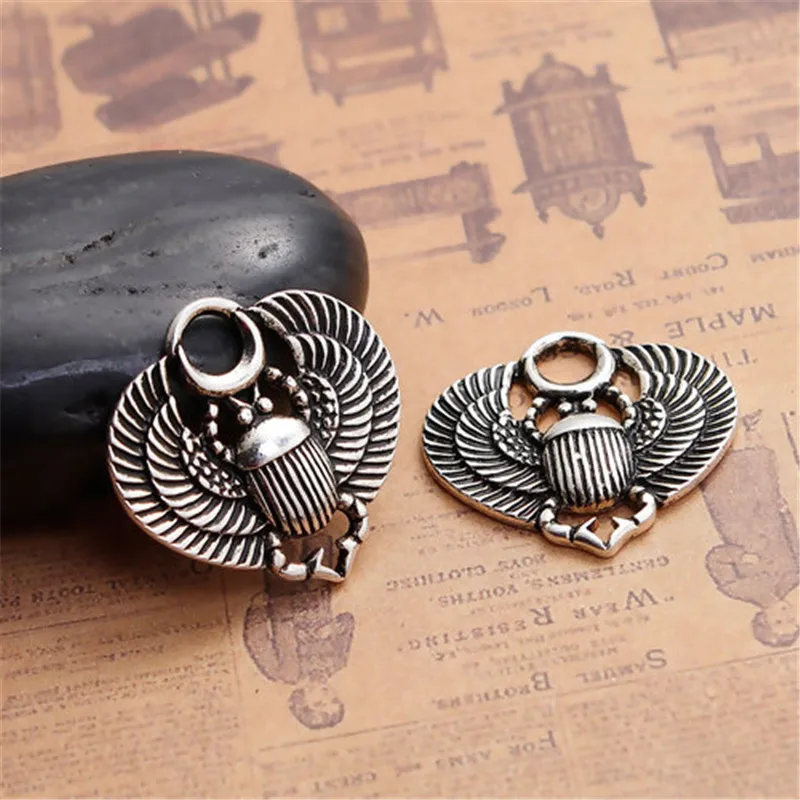 DoreenBeads с модным животным Подвески Scarab серебро Цвет Стиль ювелирных украшений Hand