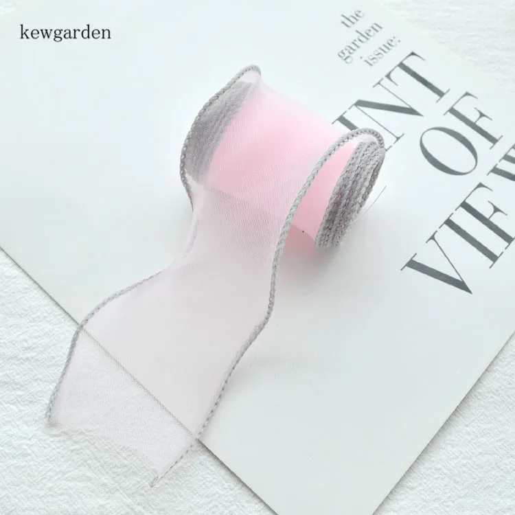 Ленты для волос Kewgarden аксессуары с волнистыми краями сатиновая лента вручную