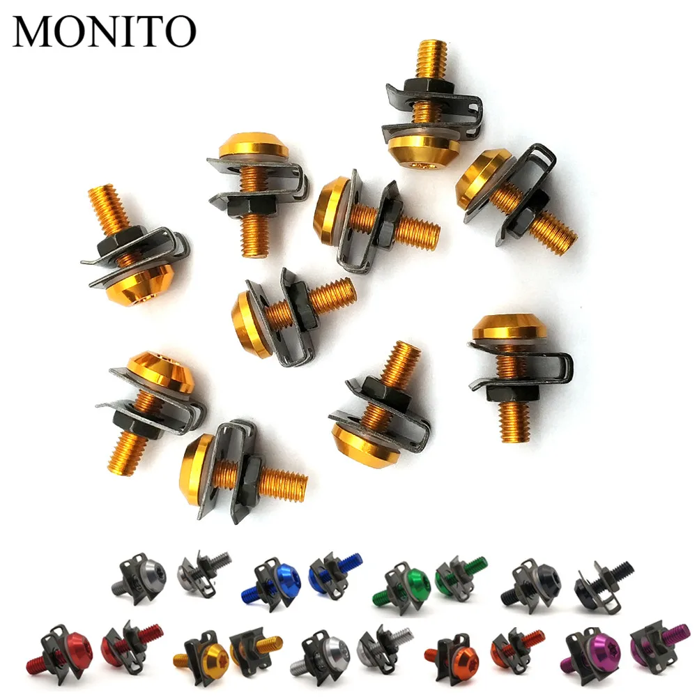 CNC мотоциклетные винты обтекателей пользовательские мото средства ухода за