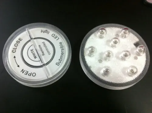 9 светодиодов с дистанционным управлением Погружной светодиодный светильник