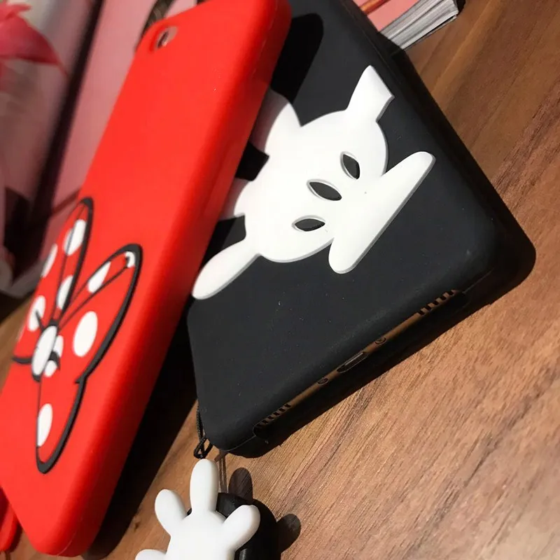 Beira 3D Minnie Mickey Mouse Shockproof Phone Back Case For Huawei P8 Lite P9 Plus P10 Mate 7 8 9 Soft Silicon Couqe Cover |