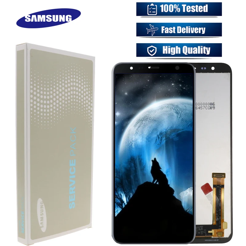 6,0 ''ЖК дисплей для SAMSUNG J4 Plus J4+ Дисплей J415 J415F J415FN J4 Plus кодирующий преобразователь сенсорного экрана в сборе Замена