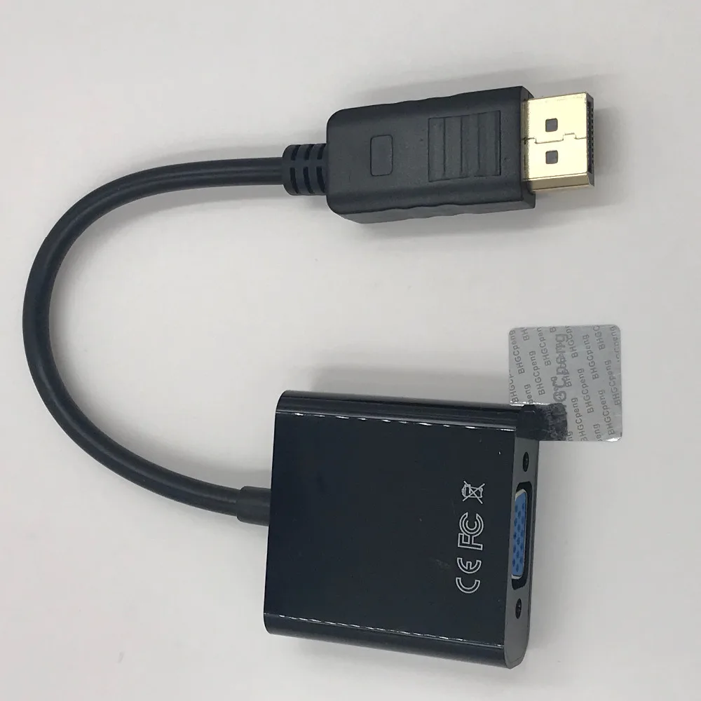 Адаптер DisplayPort для VGA адаптер Male-Female кабель DP-VGA с поддержкой конвертера 4K 1080P