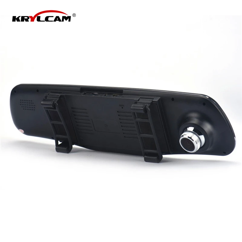 Krylcam Автомобильная камера зеркало заднего вида DVR двойной объектив цифровой