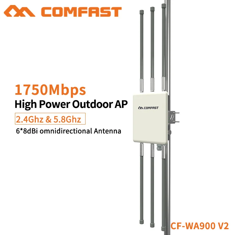 COMFAST 1750 Мбит/с Беспроводной открытой месности AP двухдиапазонный Wi Fi 5 ГГц 2 4 360