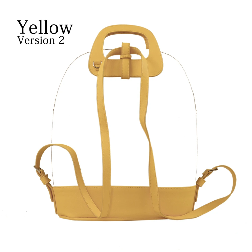 yellow D пряжка продолговатая Ручка Тонкая из искусственной кожи Пряжка ремень нижняя часть в комплекте с рюкзаком Набор для Obag 50 O сумка 50 - Цвет: yellow