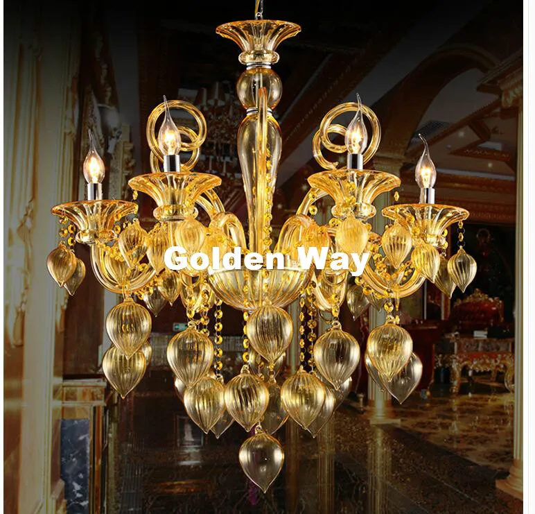 Современная цветная люстра 6 л лампы для кофейни свадьбы бара синяя красная