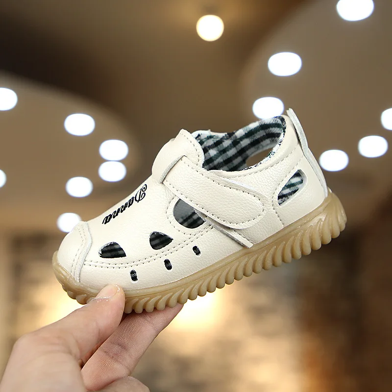 

Boy Sandals 2019 New Children's Beach Shoes Korean Non-slip Soft Rubber Sandals Small Baby Summer Kids Shoes Size 22-26