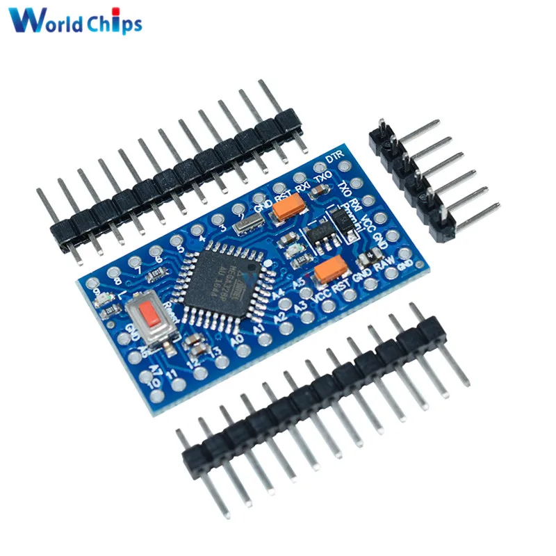 Плата модуль Pro Mini Atmega328 5 шт. 3 В 8 МГц для Arduino Nano 328 контроллер с Pins замена Atmega128|pro mini