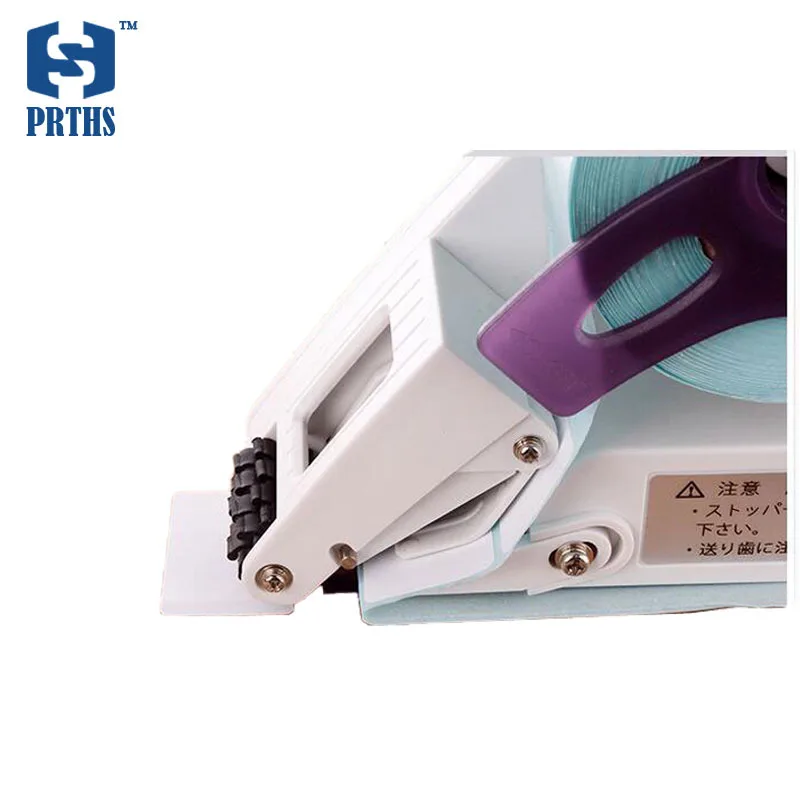 Portable label separator 30mm width barcode labelling machine no need power supplier convenient installation HS-L30