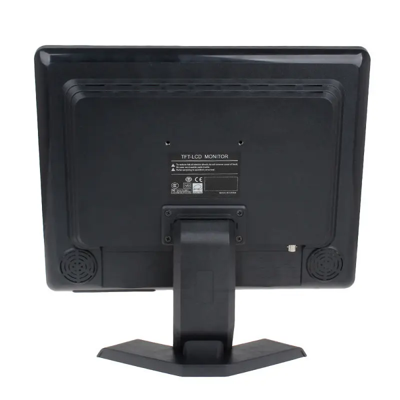 Eyoyo 15 &quotTFT ЖК дисплей HD 1024*768 Аудио Видео монитор VGA AV BNC для видеонаблюдения DVD PC