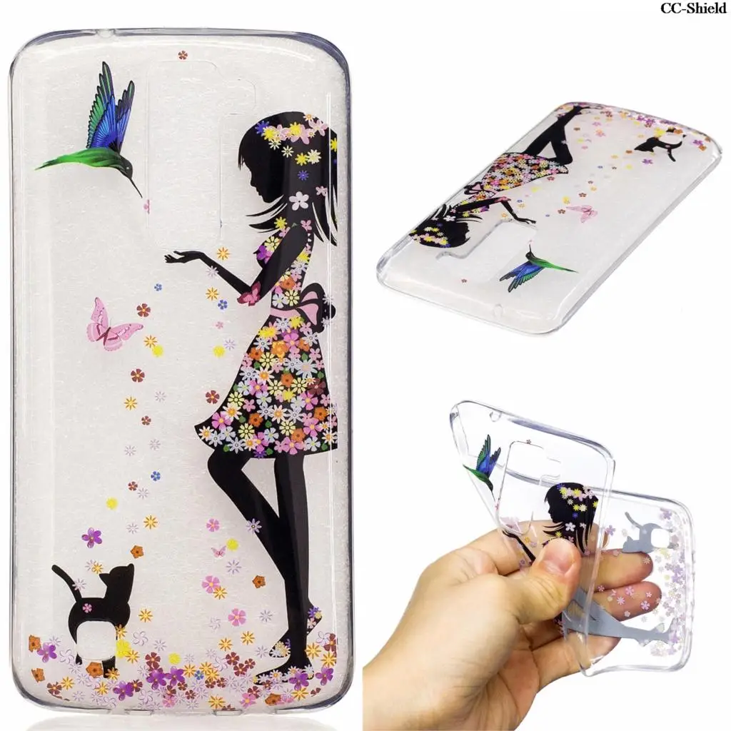 Soft Silicone Case for LG K8 4G LTE K 350 350N K350 K350N TPU Frame Phone Fitted 8 E K350E K350K K350Y cases |
