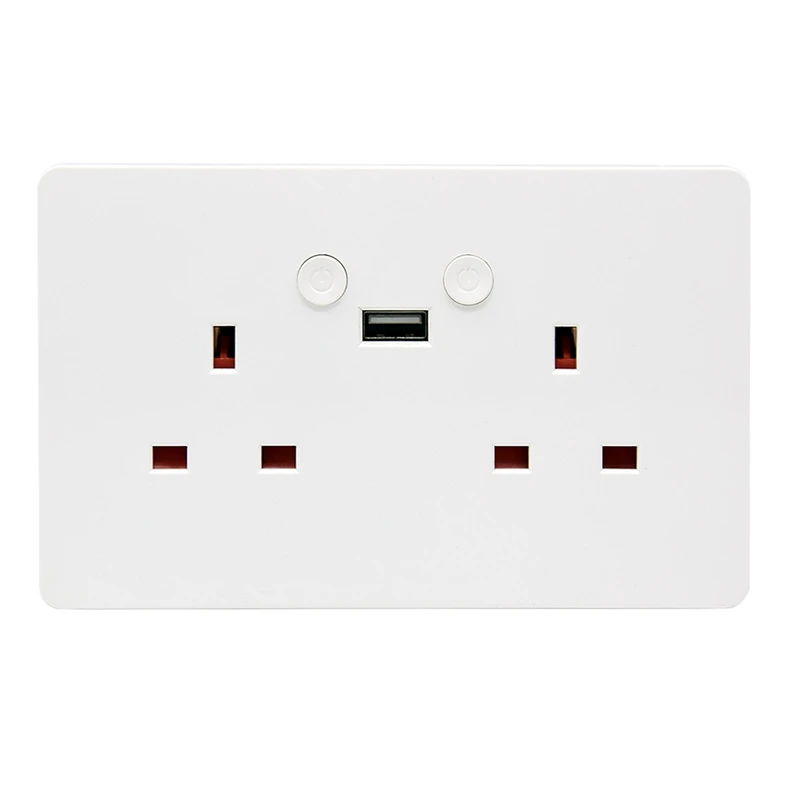 Голосовое управление розетка панель Wifi адаптер двойной USB вилка стандарта