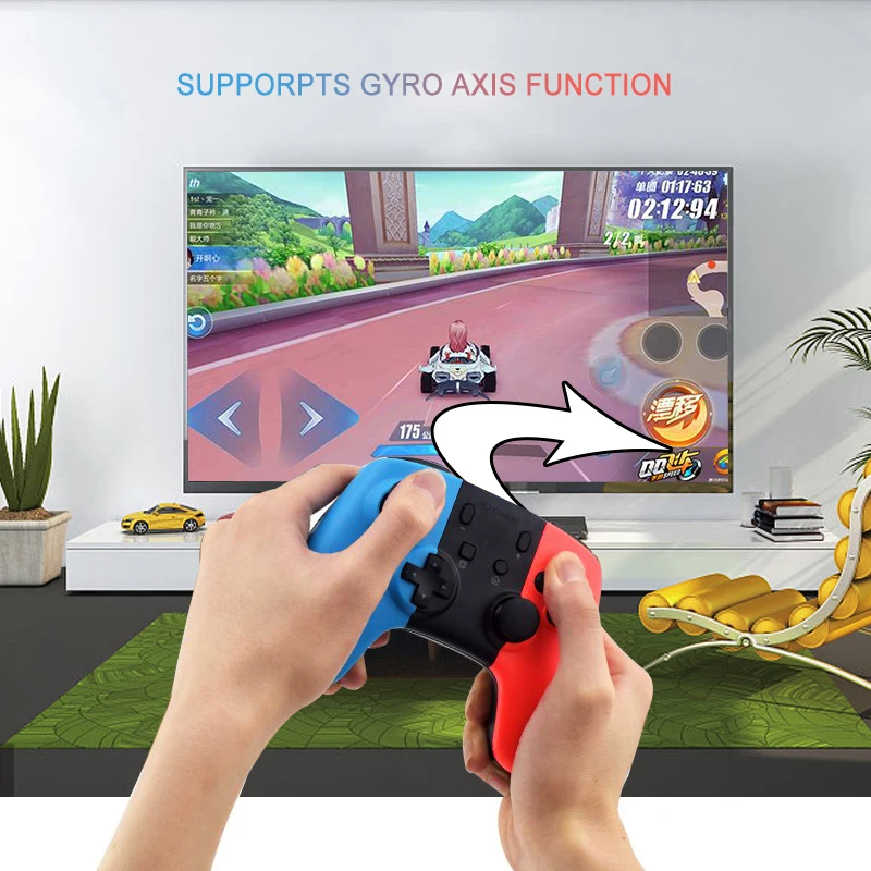 Беспроводной игровой Bluetooth контроллер для Nintendo Switch геймпад джойстик ПК игры
