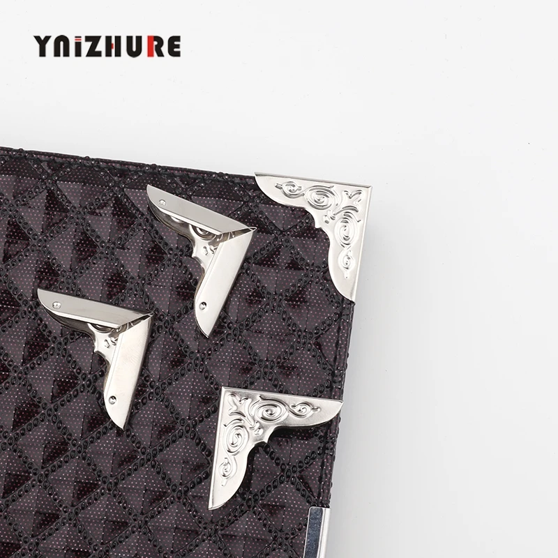 8 шт покрытые серебром книга Скрапбукинг Альбомы меню Угловые протекторы