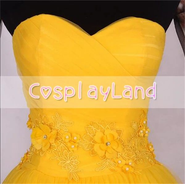 Новинка 2017 карнавальный костюм красавицы и чудовища из фильма принцессы Белль