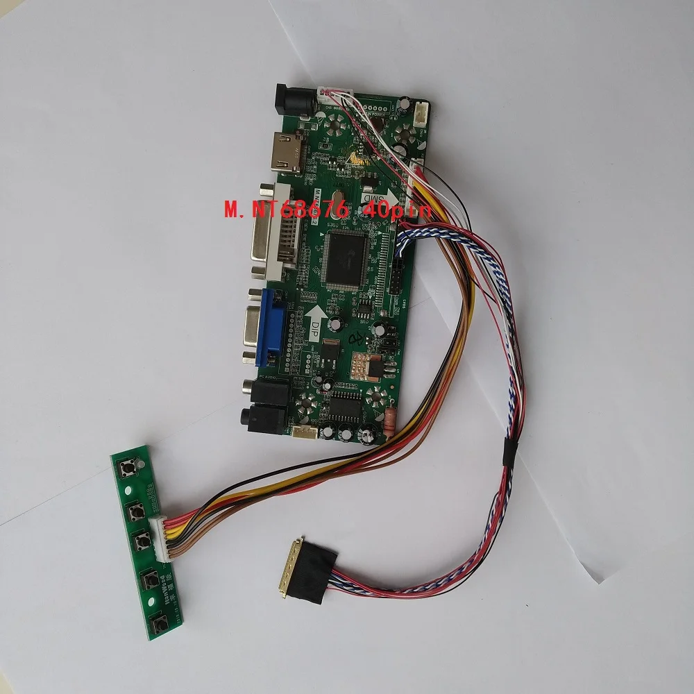 

Kit For LP140WH2-TLA1 14" Controller board Audio card DIY 1366*768 HDMI VGA LED LCD Screen Monitor 40pin LVDS DVI Panel