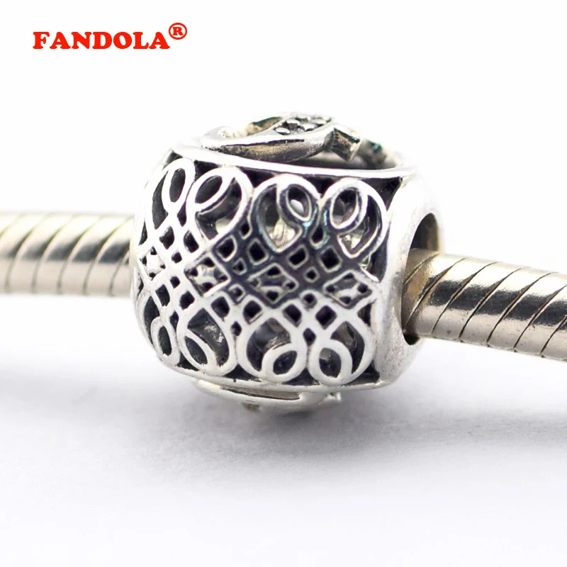 Ювелирные изделия из серебра 925 пробы подходят для браслетов Pandora с шармами