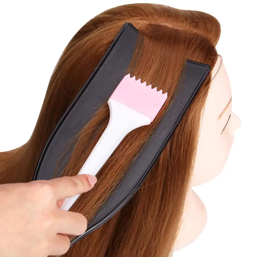 Парикмахерская доска Anne очень большая черная не зубчатая 2018|hairdresser hair|wide tooth |