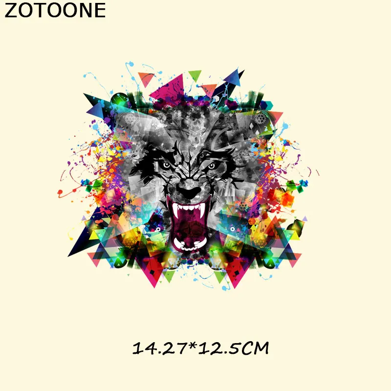 ZOTOONE персонализированные тиграми железные на пластырь Гладильные наклейки для