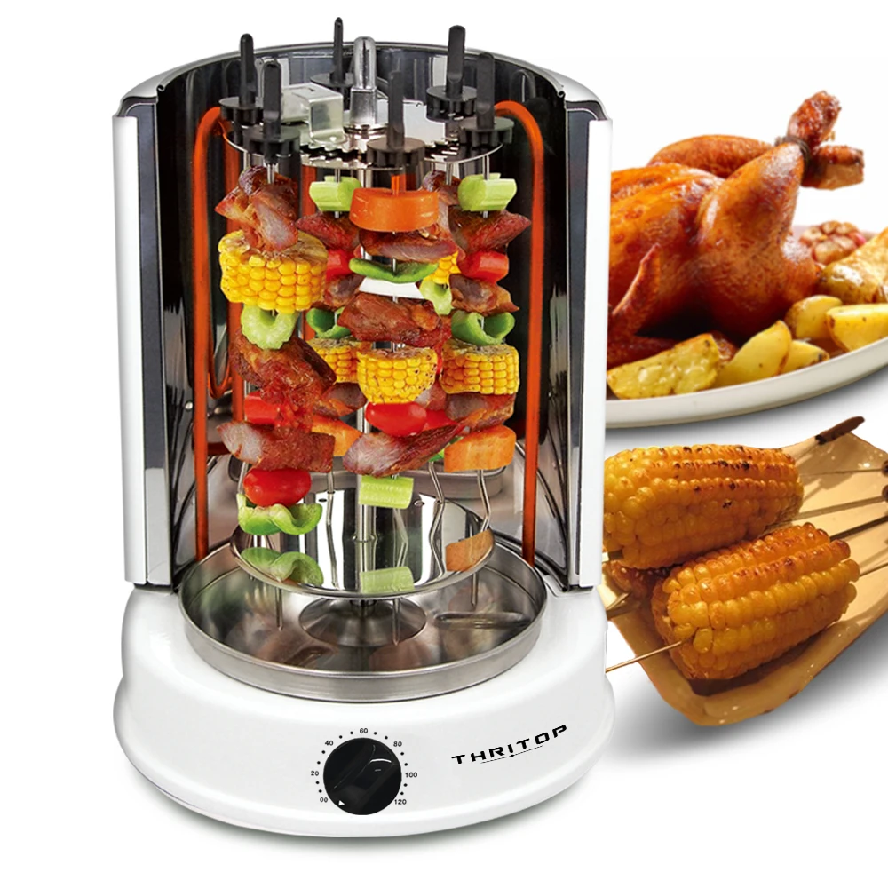 THRITOP 1400 Вт легко работать Multi function Home Grill электрическая духовка без дыма жареная