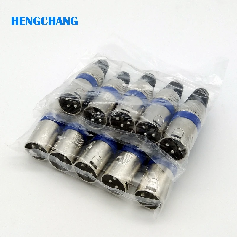 Бесплатная доставка 10 шт . 3Pin XLR разъем Мужской Разъем микрофонный