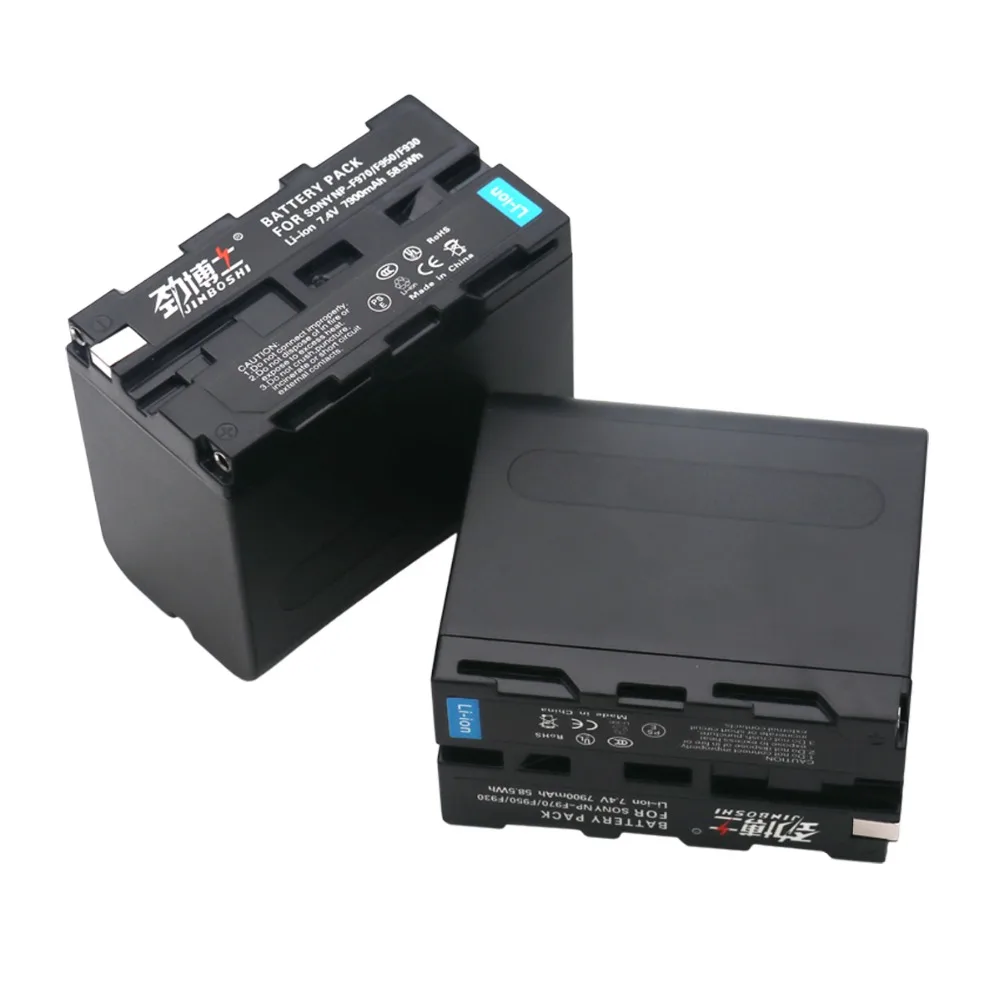 2 шт. NP-F970 NP F970 NPF970 перезаряжаемые Батарея 7900 мА/ч, Камера батареи для SONY MC1500C 190P 198 F950 MC1000C TR516 TR555