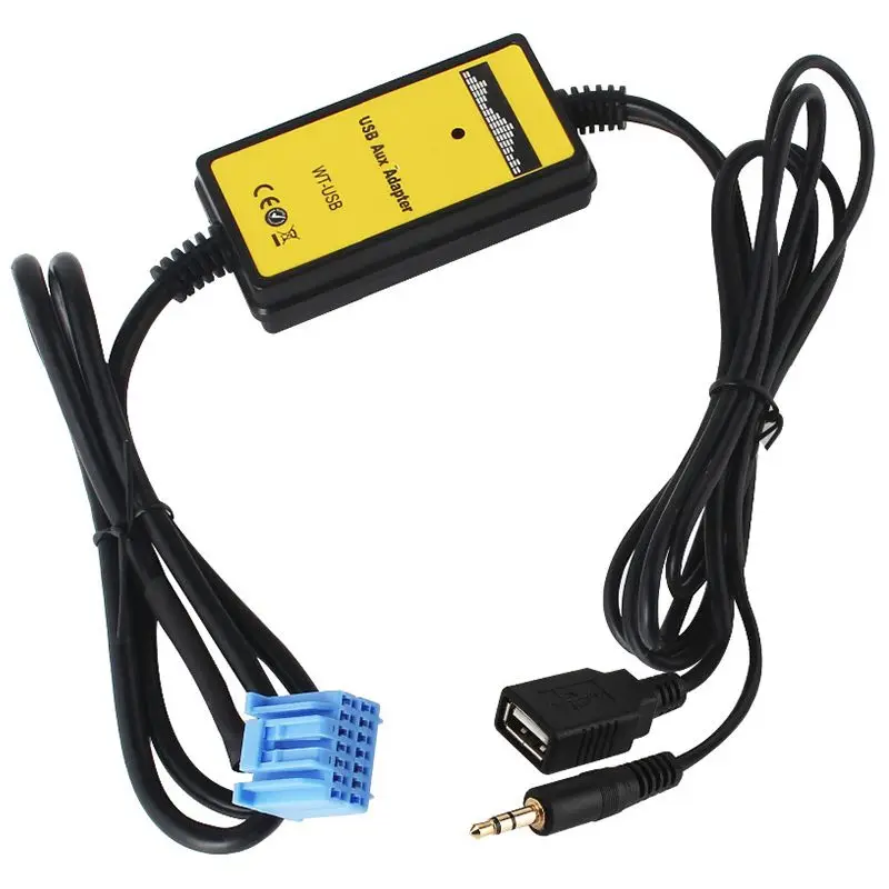 Автомобильный адаптер Aux USB для Mp3 телефона кабель 3 5 мм вспомогательный смены