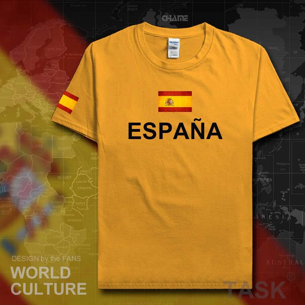 Футболка мужская с надписью Kingdom of Spain 2017 хлопок|t-shirt cotton|cotton t-shirtt-shirt fitness |