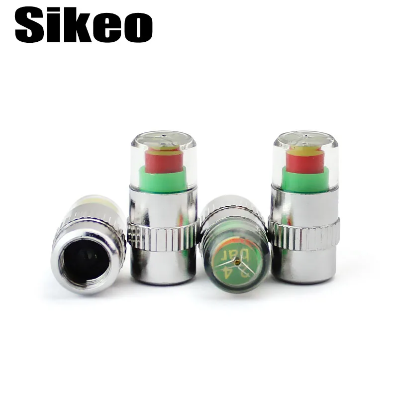 Sikeo 4 шт. автомобильный Стайлинг 2.4bar 36PSI диск для балансировки шин клапан давления
