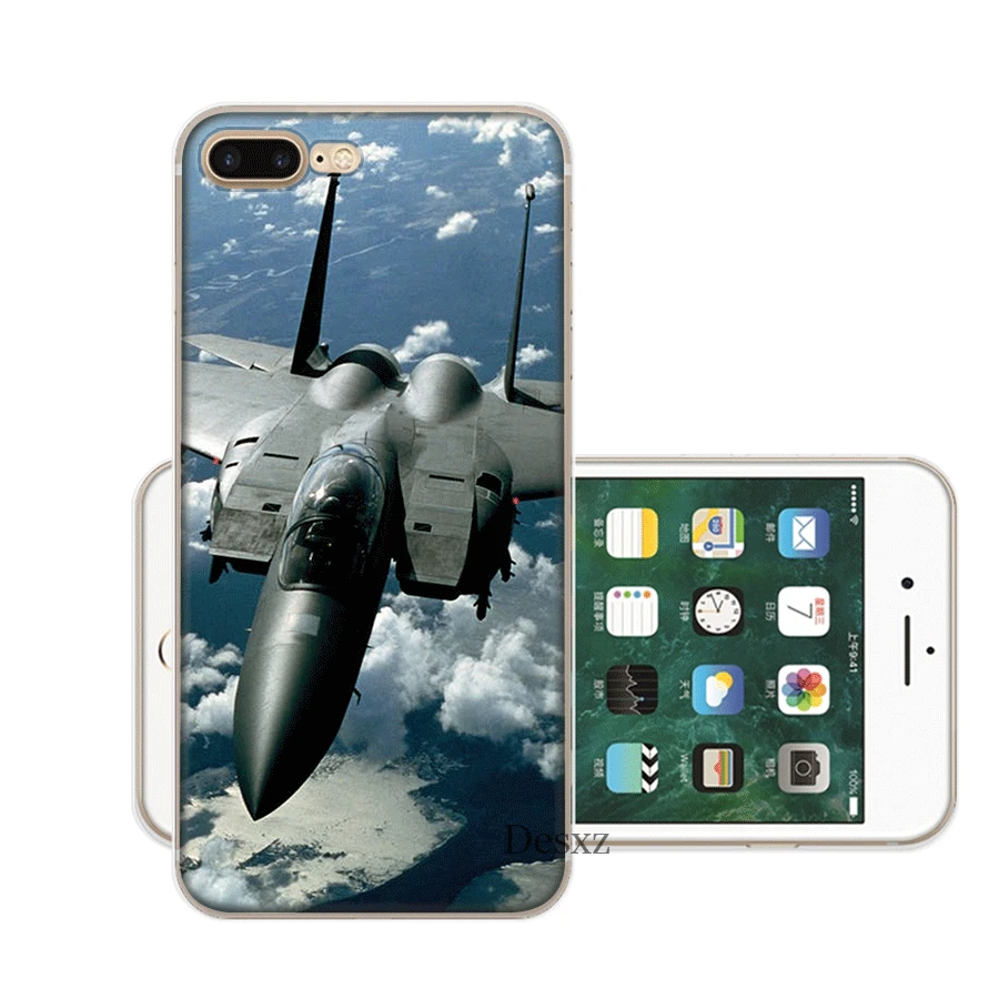 Чехол Desxz Aircraft для iPhone 7 8 6 6s Plus 11 Pro X XR XS Max 5 5S SE |