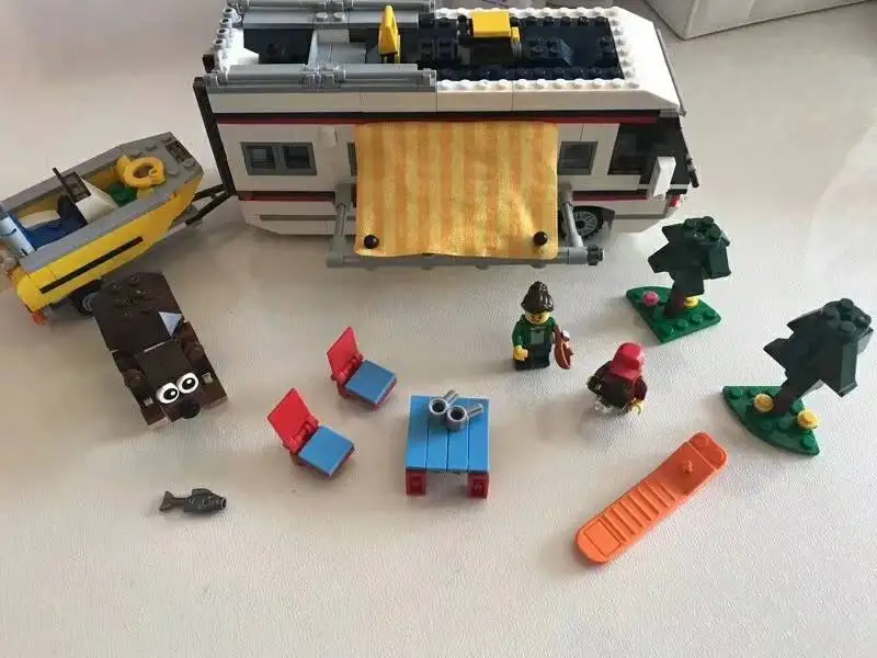 Decool 3117 792 шт. 3 в 1 для отдыха lego Creator модель строительные блоки кирпичи игрушка diy