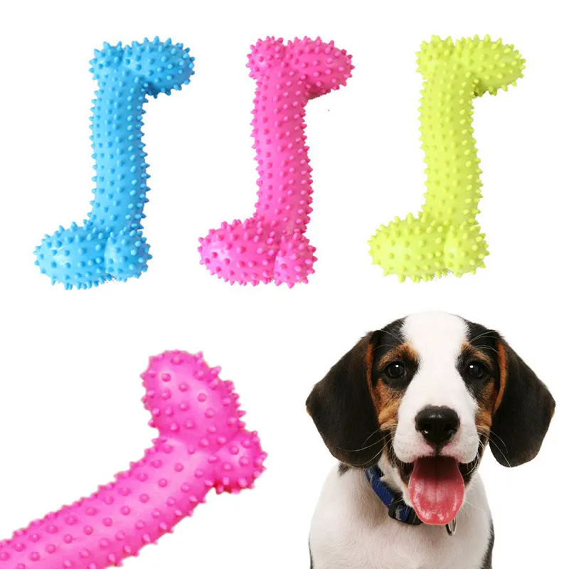 Резиновый мяч для костей собак щенков животных|dog toys|pet dog toybone |