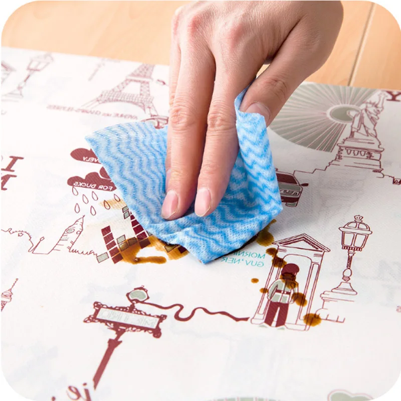 Geekinstyle 5Pcs Placemat fashion pvc dining table mat disc pads bowl pad coasters waterproof cloth slip-resistant |