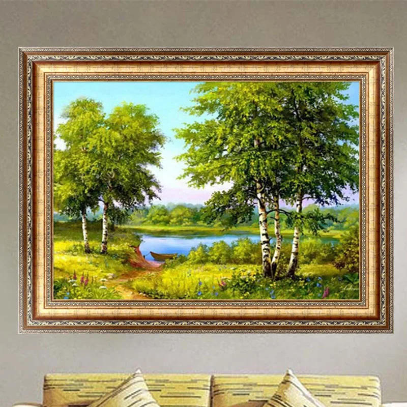 Набор алмазных переключателей 5D для рукоделия вышивка лесным рисунком крестиком