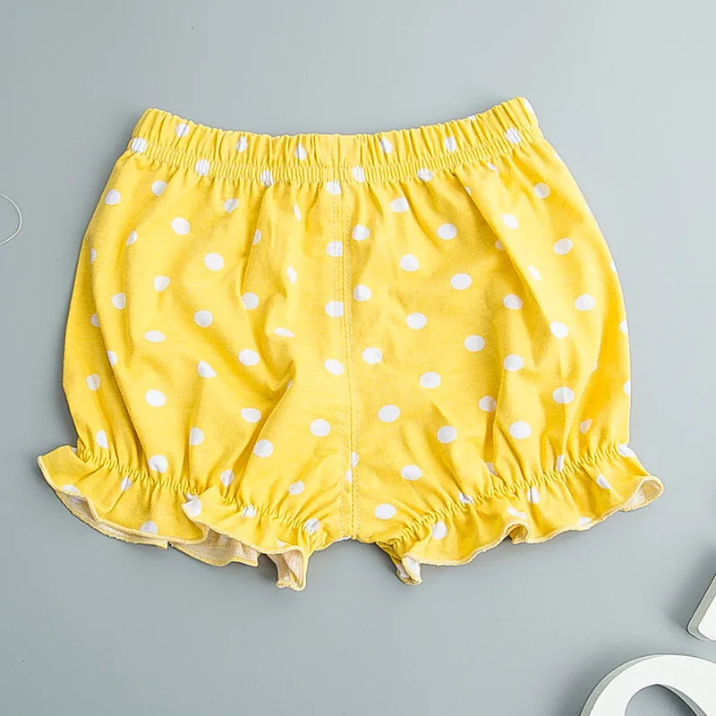 2022 Baby Girl Shorts Newborn Child Children Cotton Summer Polka Dot Casual Girls Pants Bloomers Diaper Cover Panties | Детская одежда