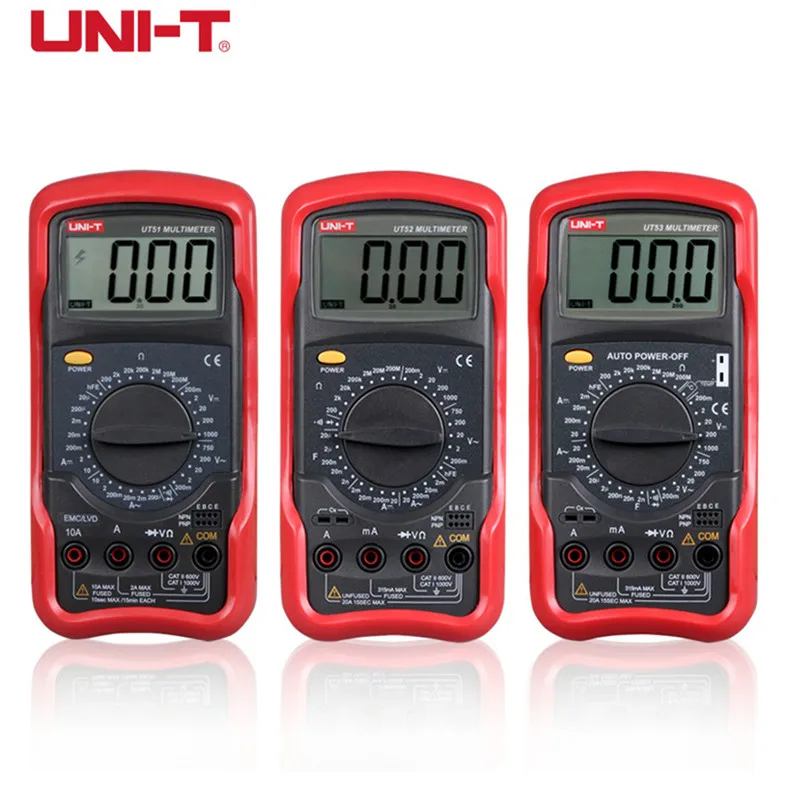 2017UNI T UT52 Бесплатная доставка Цифровой мультиметр Универсальный метр Avometer