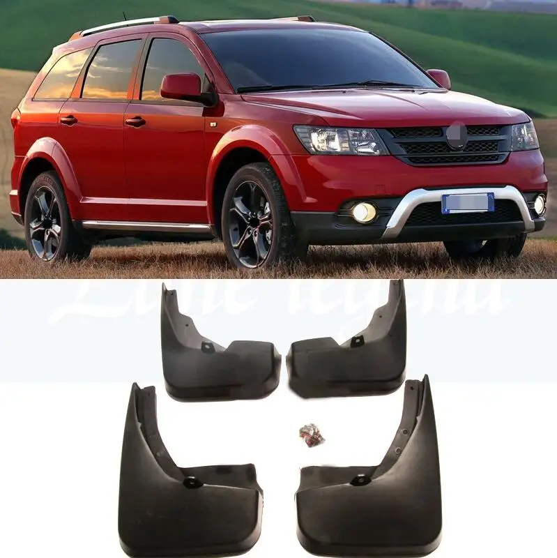 Брызговики Брызговик Mudflap Крыло Fender спереди и сзади для Dodge Journey Fiat Freemont 2009- стайлинга автомобилей
