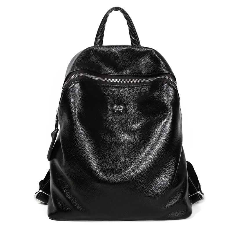 New Fashion 100% Genuine Leather Women Backpacks High Quality Female Real Natural Ladies Girl Student Casual Backpack | Багаж и сумки