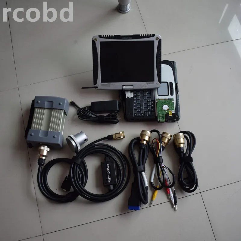 Полный комплект для диагностики жесткого диска/Ssd с кабелем Rs232 к Rs485 Super Mb Star C3